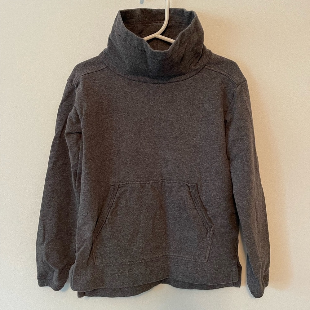 Kids Primary brand, gray, turtleneck sweatshirt, size 4-5